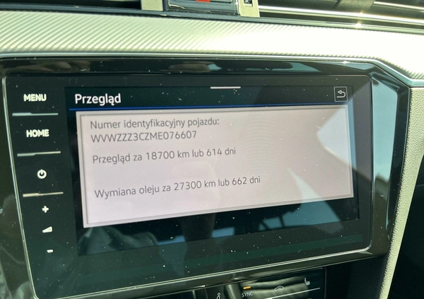 Volkswagen Passat cena 129900 przebieg: 126226, rok produkcji 2021 z Krzeszowice małe 781